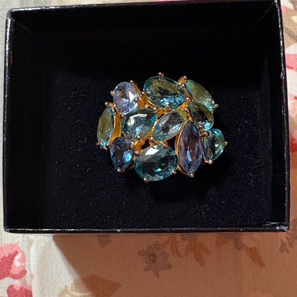 Joan Rivers Classics Collection blue ring - Picture 3 of 6